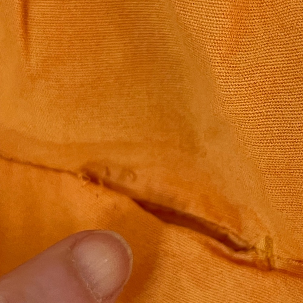 Free People Orange Wide Leg Pants - Picture 3 of 16